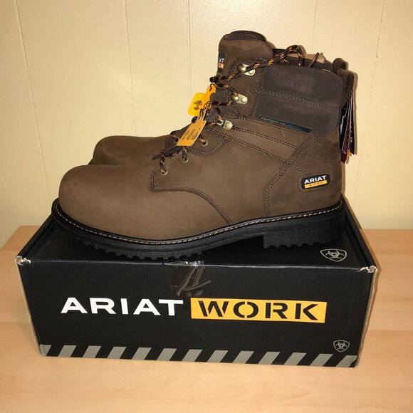Men's Ariat RigTEK 6" CSA Waterproof Composite Toe Work Boots-Size 15 (10045418) - Picture 16 of 16